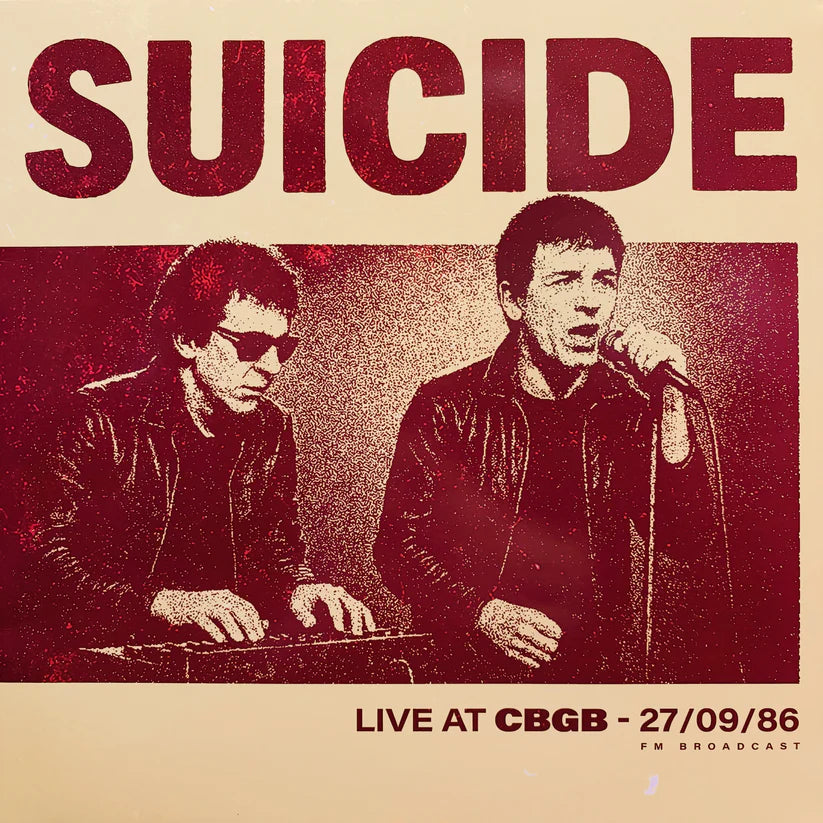 Suicide "Live at CBGB's - 1986" LP