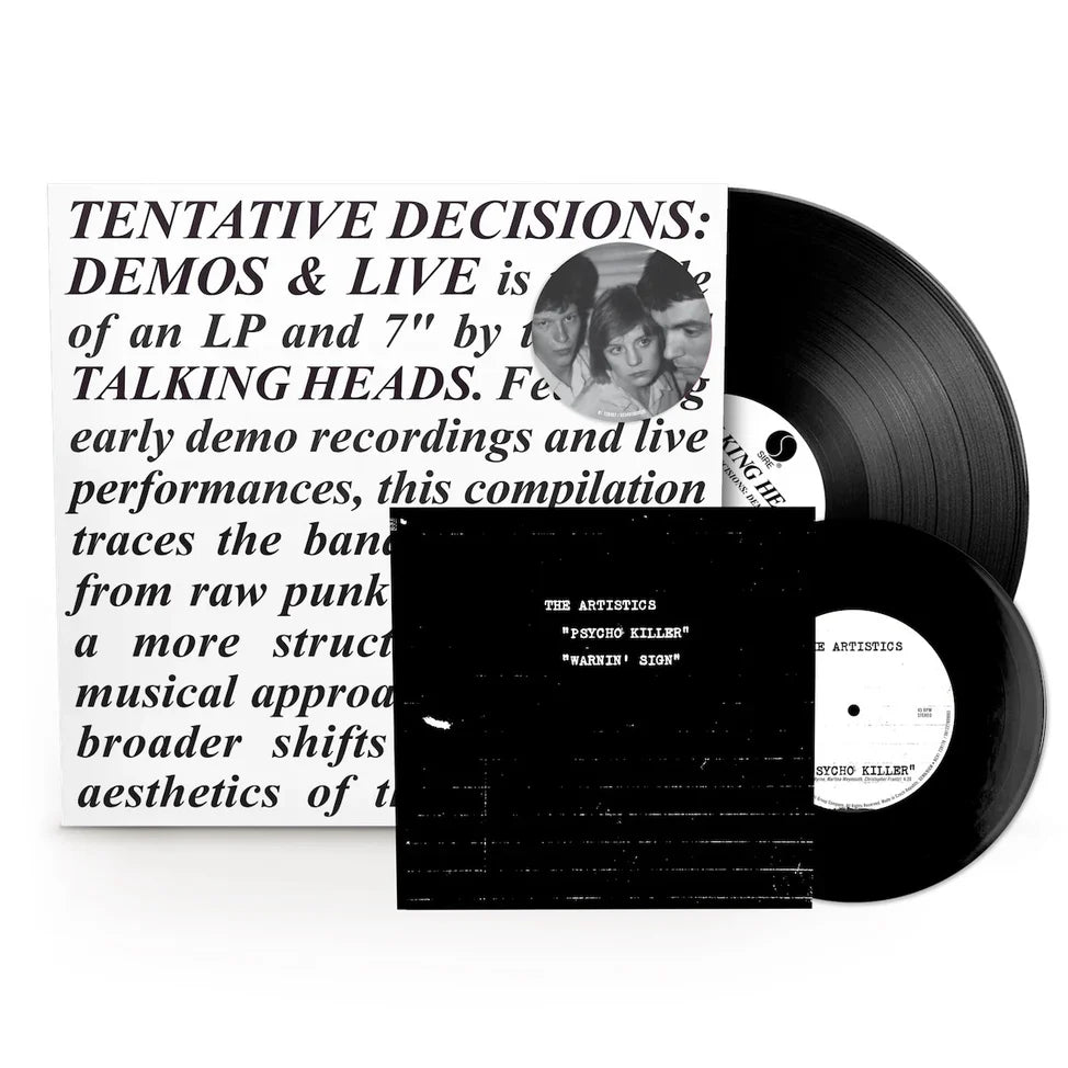 Talking Heads "Tentative Decisions: Demos & Live" 7"+LP