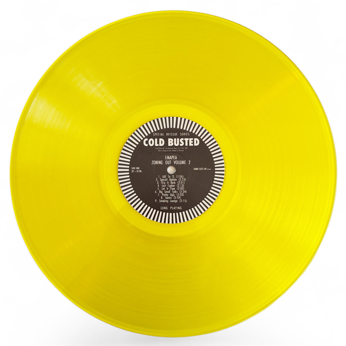Emapea “Zoning Out Volume 2 (Transparent Yellow Vinyl)” LP
