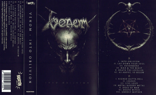 Venom Into Oblivion Cassette cover art