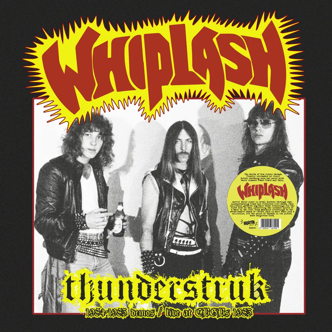 Whiplash "Thunderstruk: 1984-1985 Demos/Live At CBGB's 1983" LP