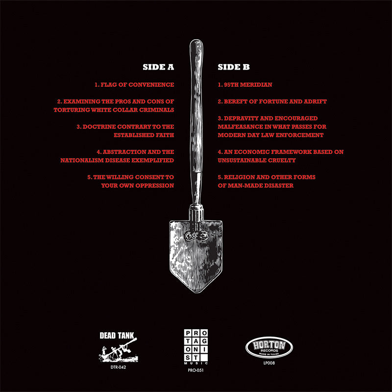 Senior Fellows "Shallow Grave For A Dying God" LP - Dead Tank Records - 2