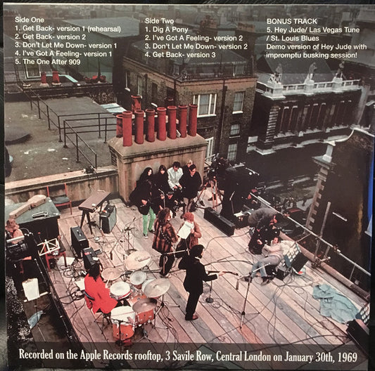 Beatles, The "Complete Rooftop Concert" (blue vinyl) LP