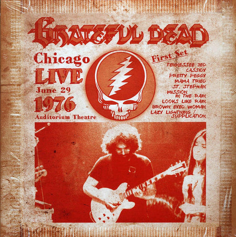 Grateful Dead "Live at Auditorium Theatre in Chicago June 29, 1976 First Set" LP