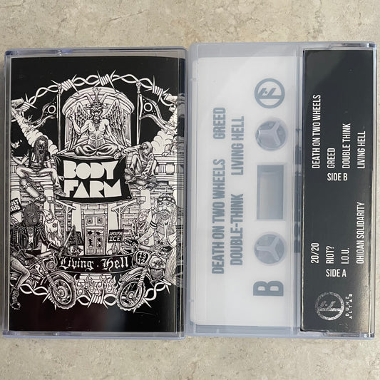 Body Farm "Living Hell" - Tape