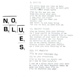 No Blues "S/T" 7"