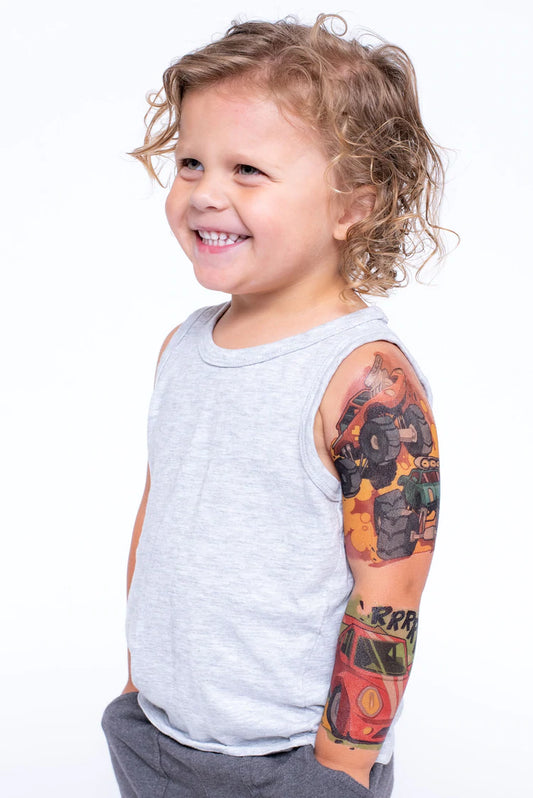 Speed Demon - Temporary Sleeve Tattoo