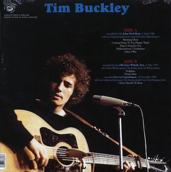 Tim Buckley "John Peel Show 1968, Old Grey Whistle Test 1974, Live In Copenhagen 1968" LP